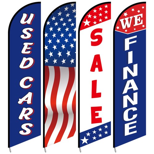 Pack used car dealer flags - used,