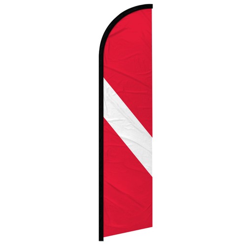 Diver windless swooper flag - diver,